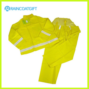 Housse de travail en polyester imperméable en PVC réversible Rpp-015